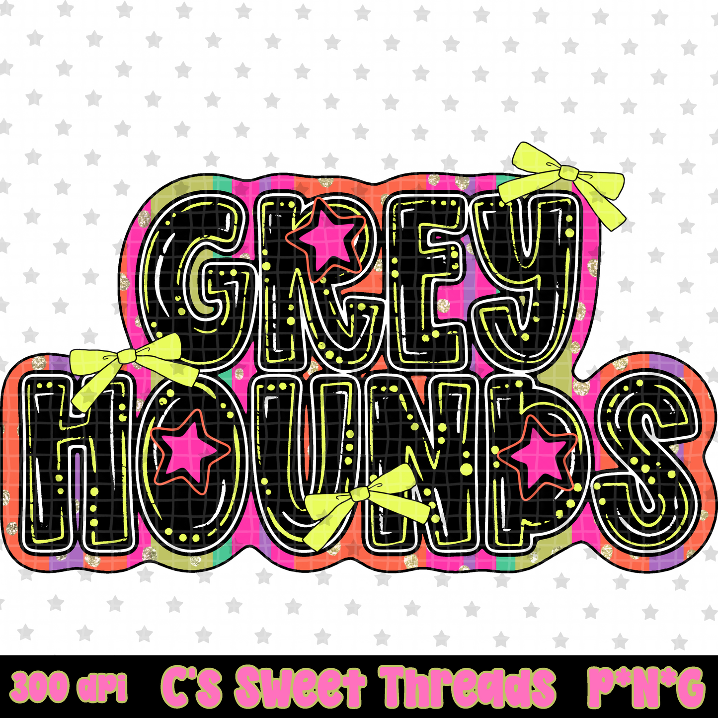Neon Greyhounds