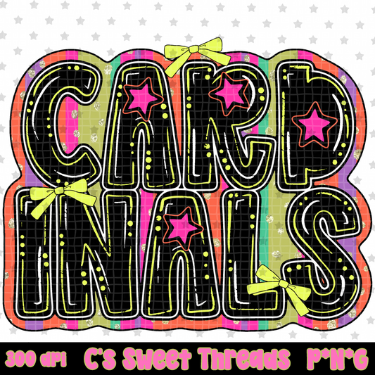 Neon Cardinals