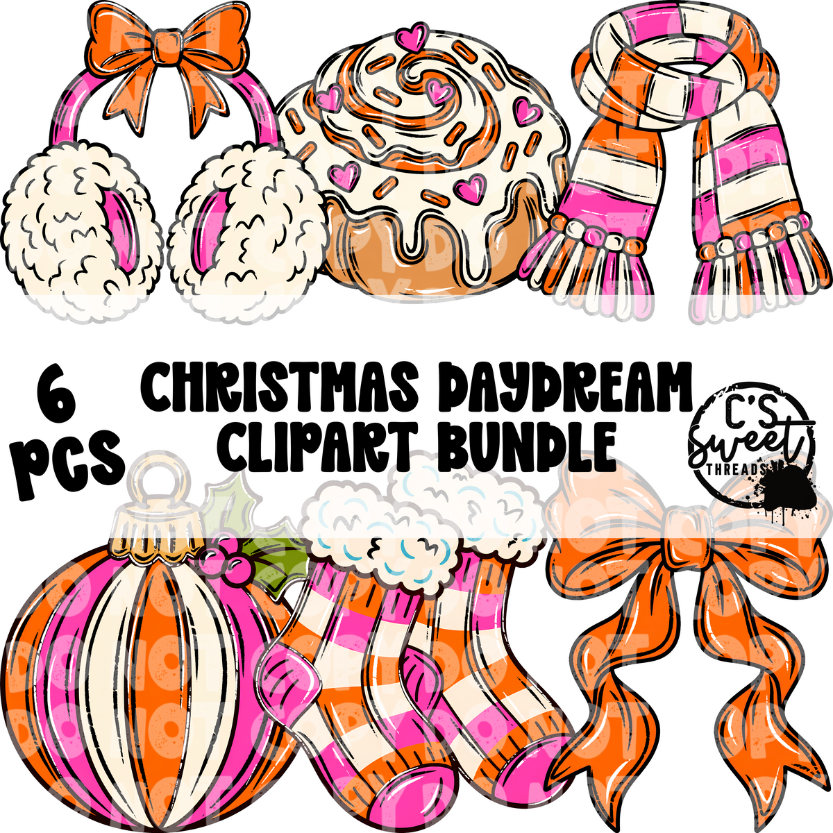 Christmas Daydream Clipart Bundle