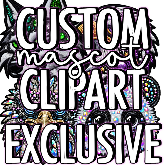 EXCLUSIVE CUSTOM MASCOT CLIPART(1 piece)