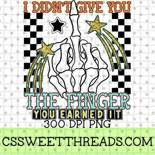 I Didn’t Give You The Finger