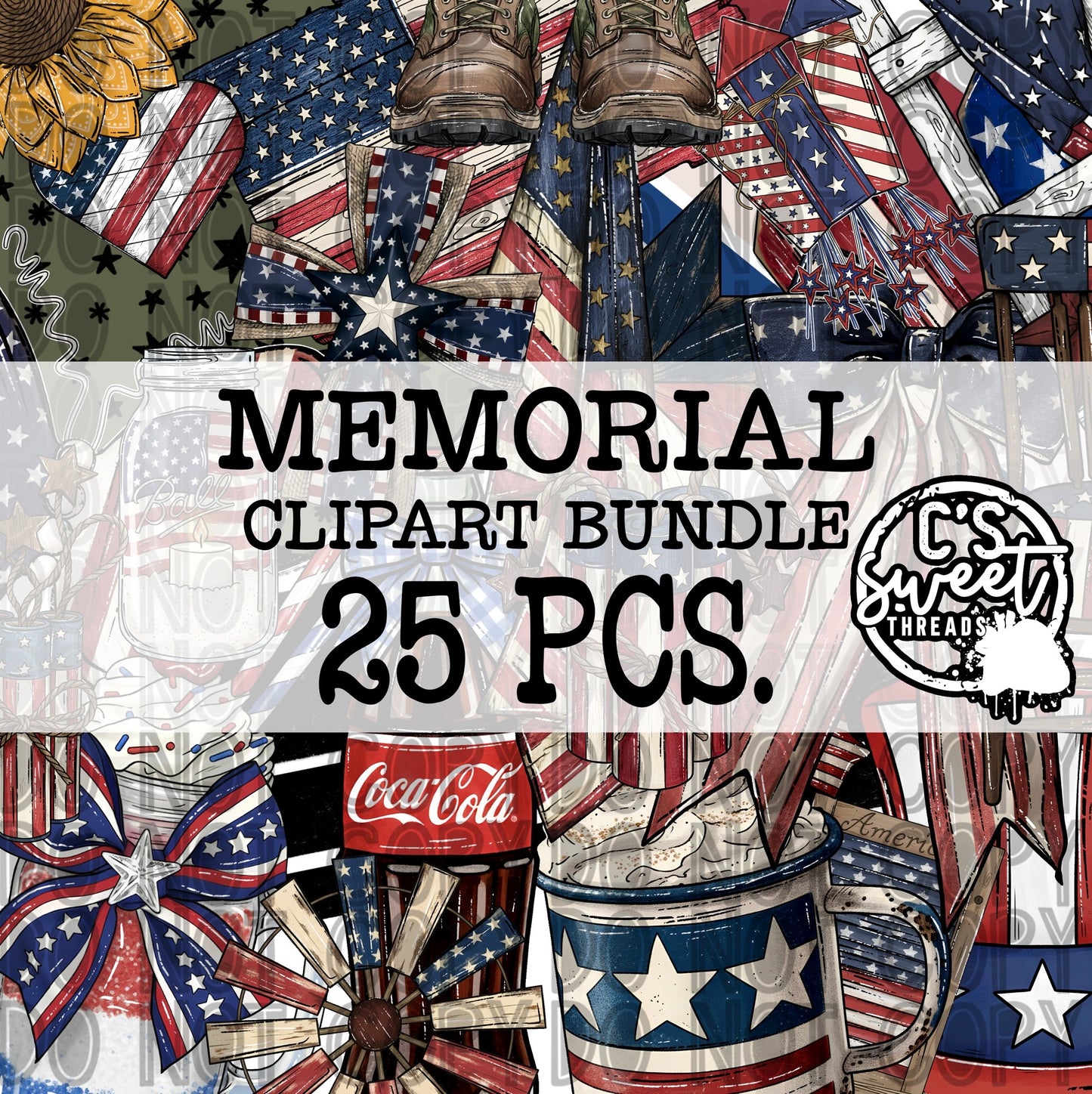 CST Memorial Clipart Bundle