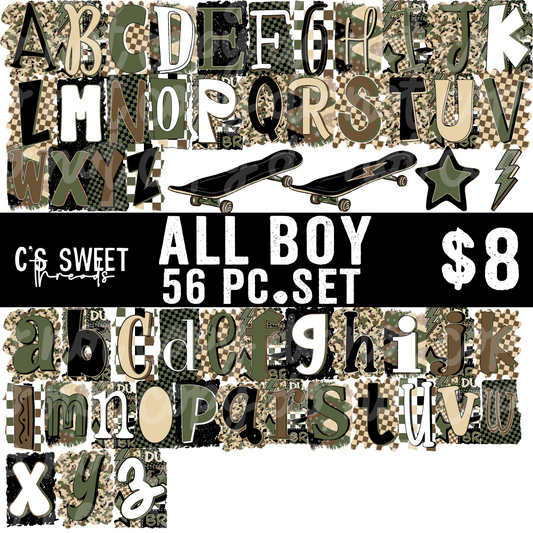 All Boy Alpha set