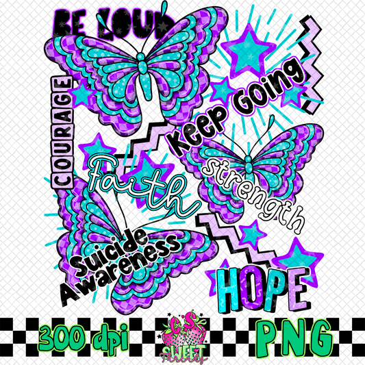 Suicide Awareness Clutter