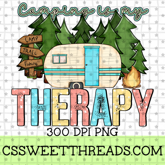 Camping Is My Therapy