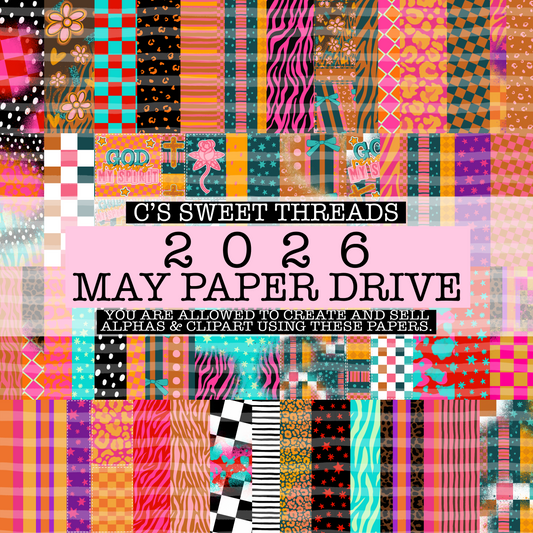 MAY ‘26 Paper/Background Drive