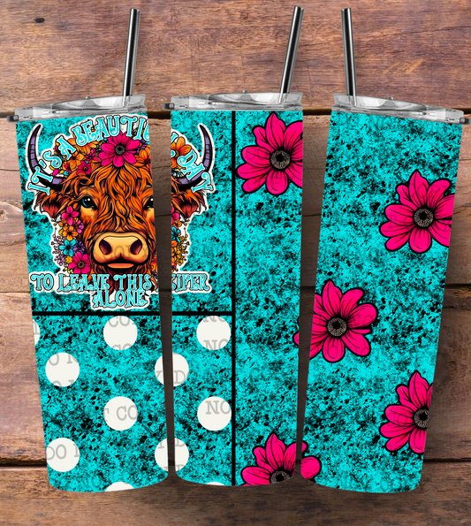 It’s a beautiful day tumbler