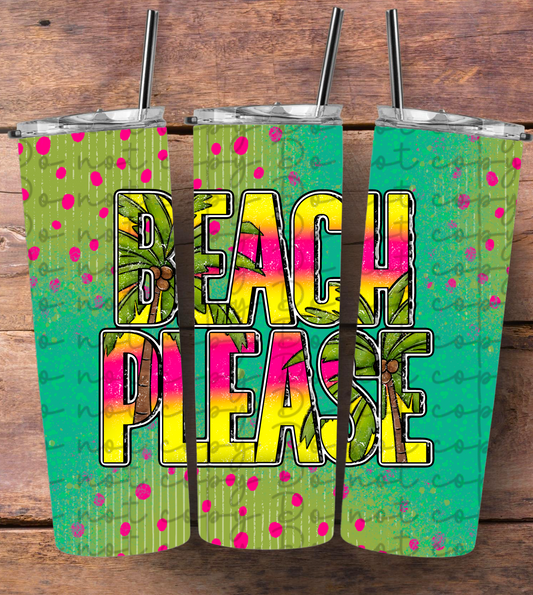 Beach Please Tumbler