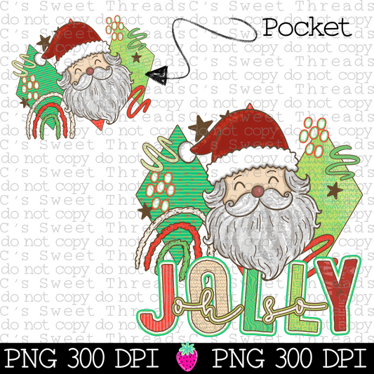 Oh So Jolly With Pocket