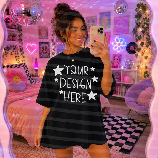 Heavenly Devoted Black Tshirt Everyday Mockup