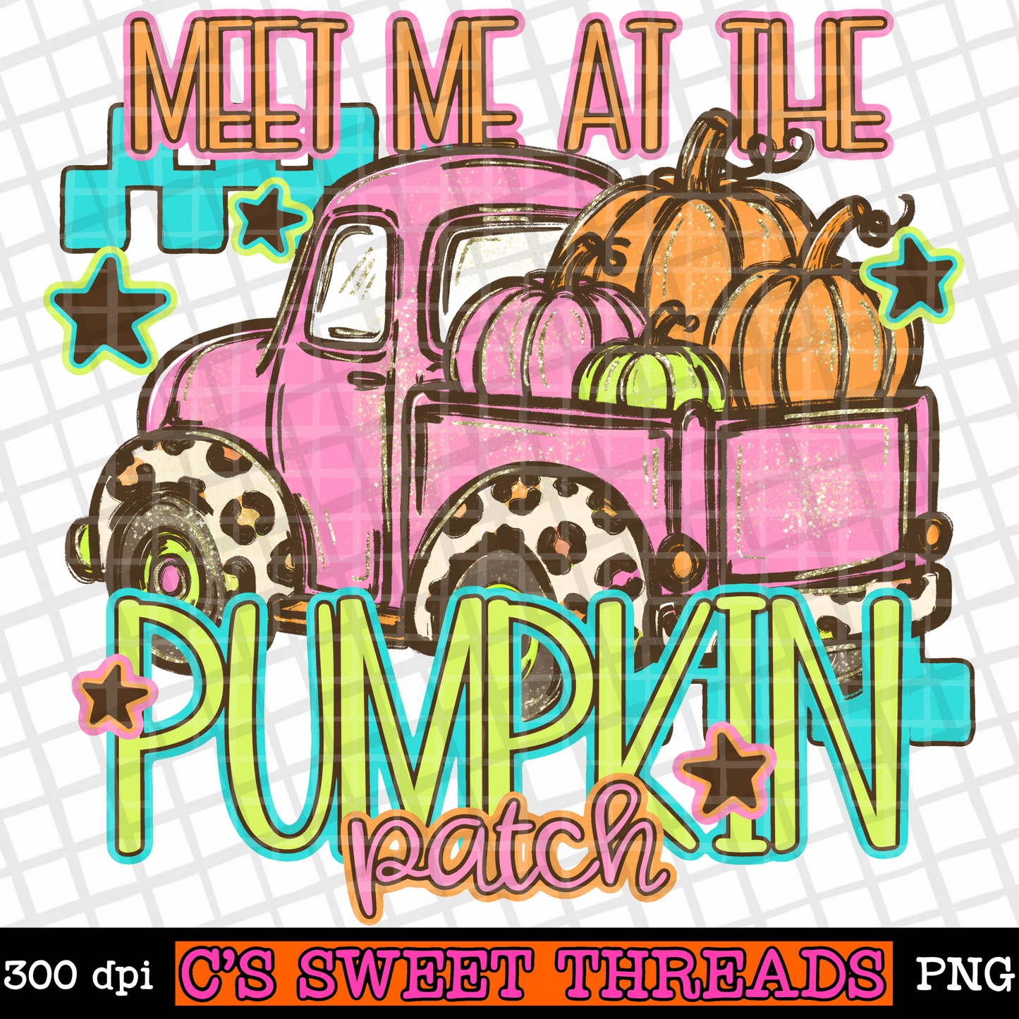 Meet Me At The Pumpkin Patch -Digital PNG Design