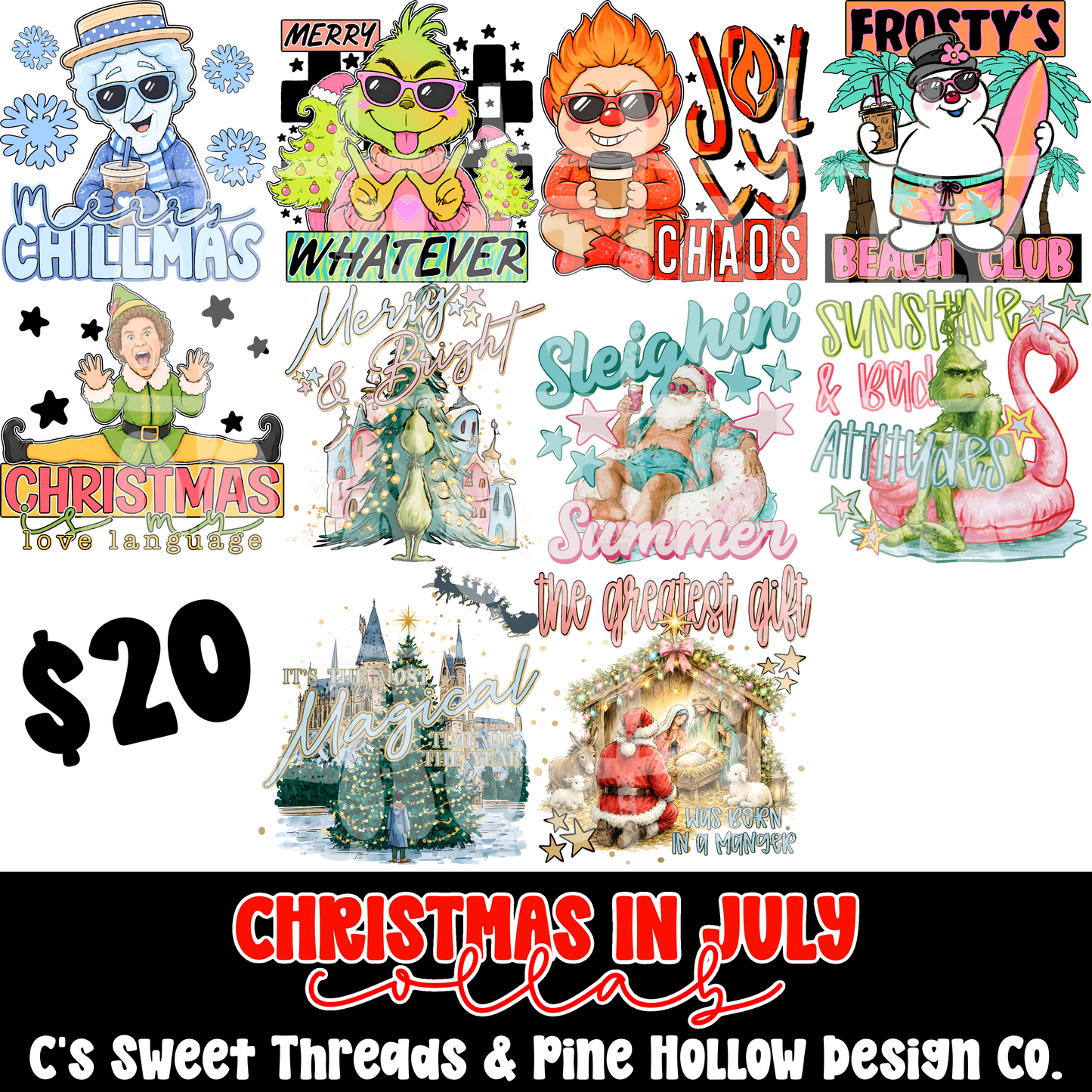 Christmas In July Collab w/ Pine Hollow Design Co.