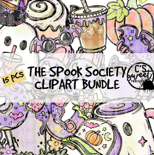 The Spook Society Clipart Bundle