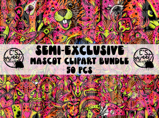 Semi-Exclusive Mascot Clipart Bundle
