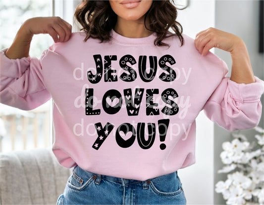 Jesus Loves You - Single Color