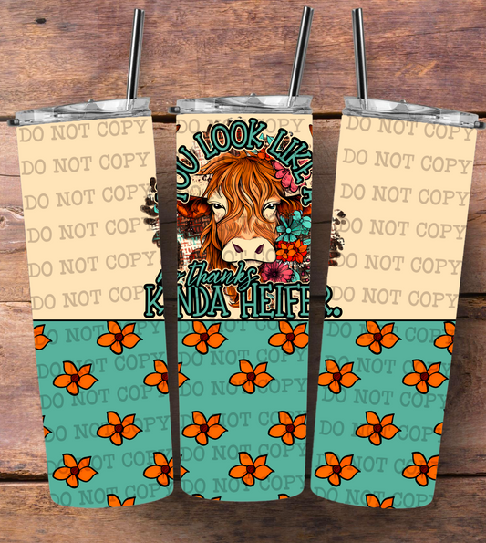 No Thanks Heifer Tumbler