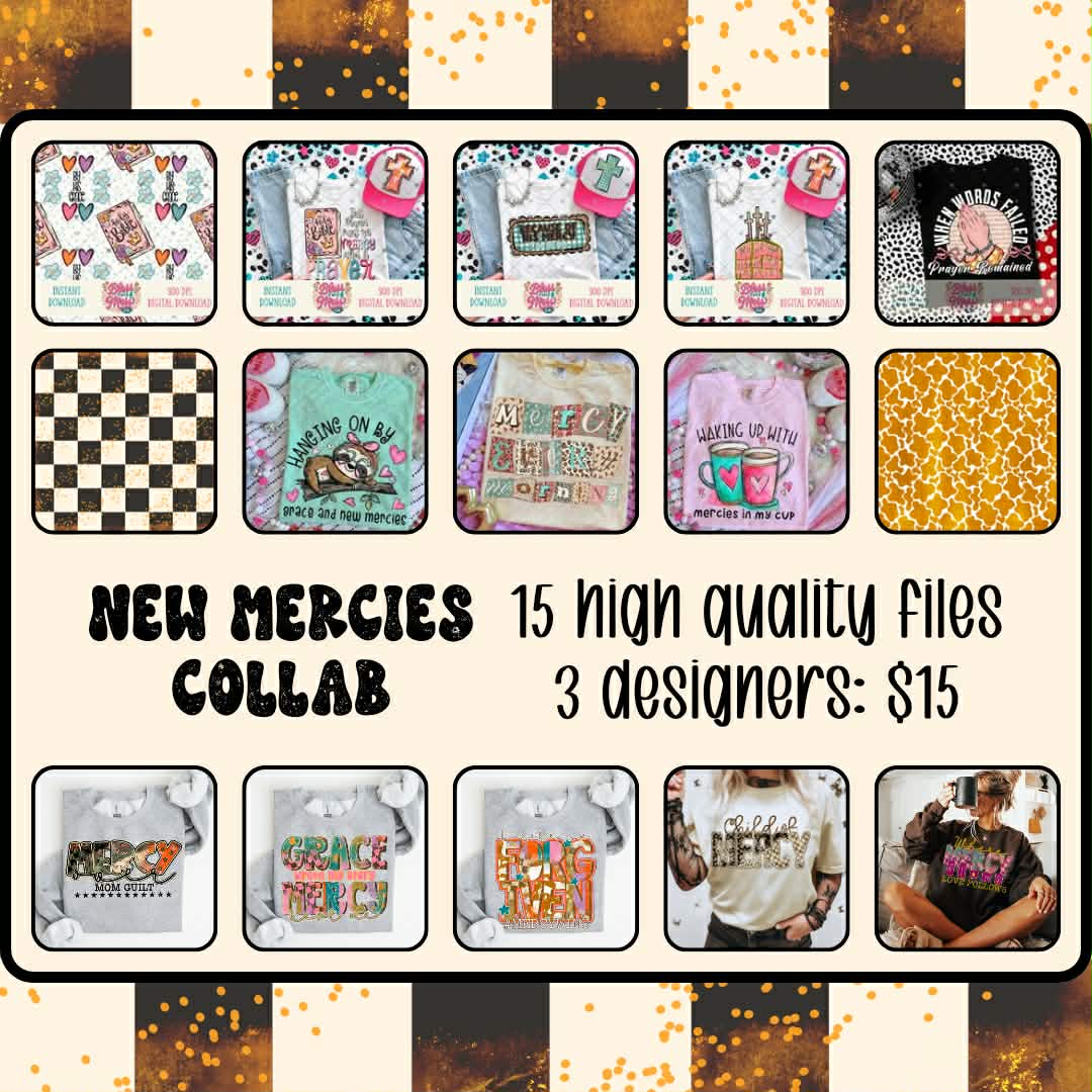 New Mercies Collab with Vehemet Living and Bless This Mess Design co.