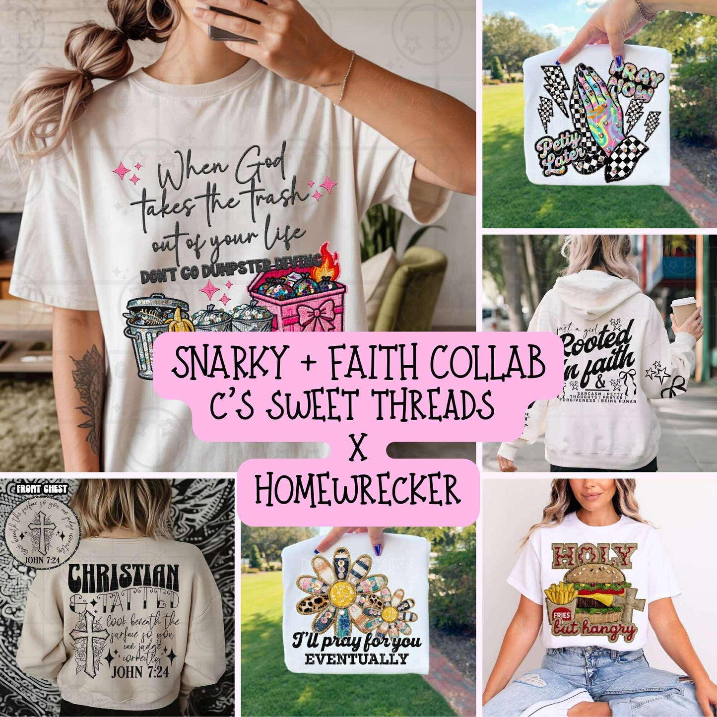 Snarky+Faith Collab With HOMEWRECKER Designs