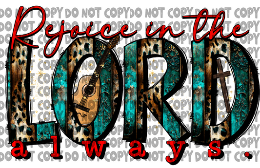 Rejoice in the Lord always