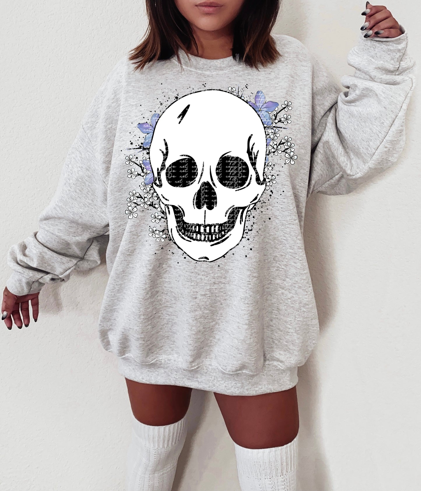 Skull with flowers – c’ssweetthreads