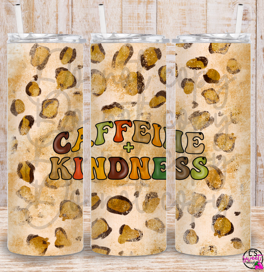 caffeine + kindness tumbler