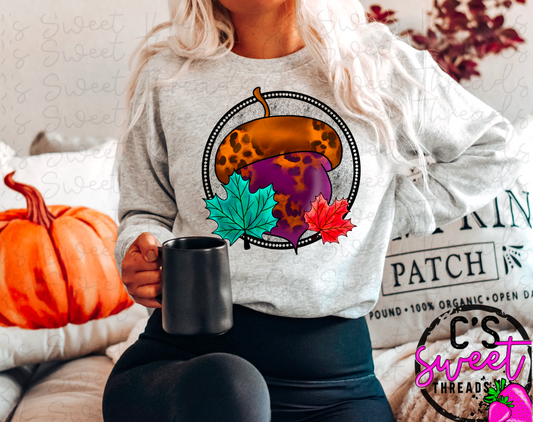 Fall Acorn & leaves