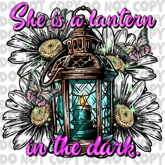 Mama,she is a lantern in the dark pocket and back