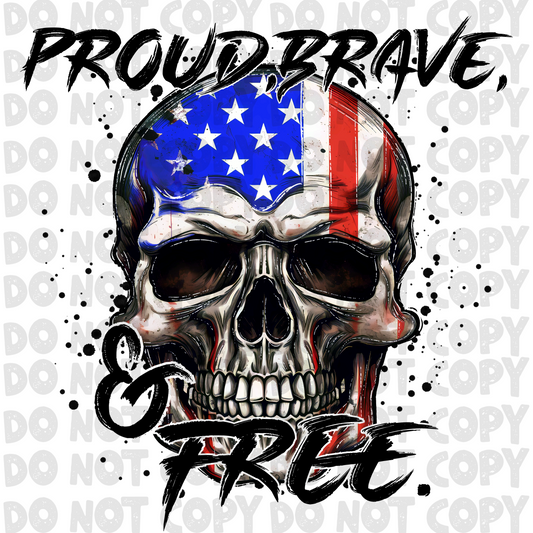 Proud brave and free