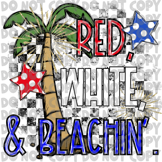 Red white and beachin’