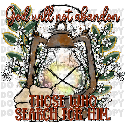 God will not abandon