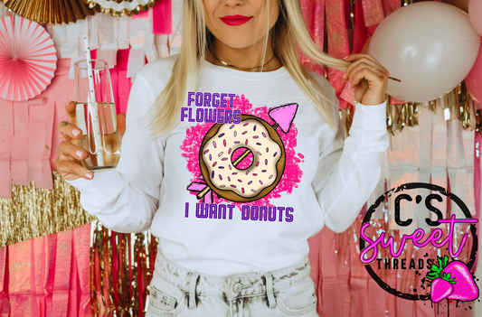 Forget the flowers I want donuts